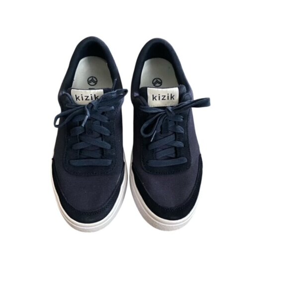 Kizik Prague Stretch Canvas Sneakers in Dusk Blue 7 - Picture 2 of 7